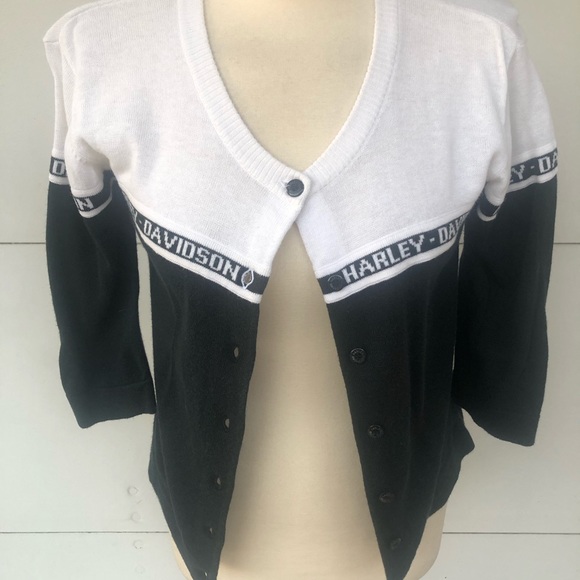 harley davidson cardigan sweater